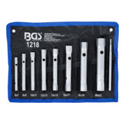 Jeu de clés à pipe 6 x 7 - 20 x 22 mm 9 pièces Kraftmann