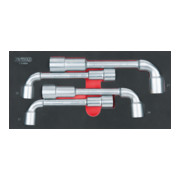 Jeu de clés à pipe débouchées KS Tools SCS 4 pcs., modules système 1/3-1