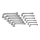 Jeu de clés à tube double Gedore 12 pcs 8-19 mm