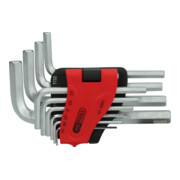 Jeu de clés Allen KS Tools, dans un support à charnière, 10 pièces 1/16"-3/8", avec douille hexagonale-1