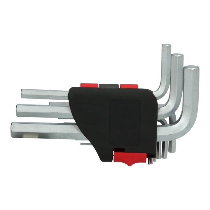 Jeu de clés Allen KS Tools, dans un support à charnière, 9 pièces de 1,5 à 10 mm