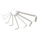 Jeu de clés allen six pans intérieurs 2 - 10 mm 8 pièces BGS Do it yourself-3
