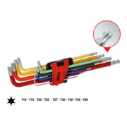 Jeu de clés Allen TX à tête sphérique KS Tools, extra longues, 9 pcs.-2