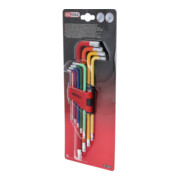 Jeu de clés Allen TX à tête sphérique KS Tools, extra longues et coudées à 108°, 9 pcs.-5