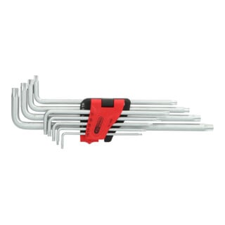 Jeu de clés Allen TX de KS Tools, extra longues, 9 pcs.