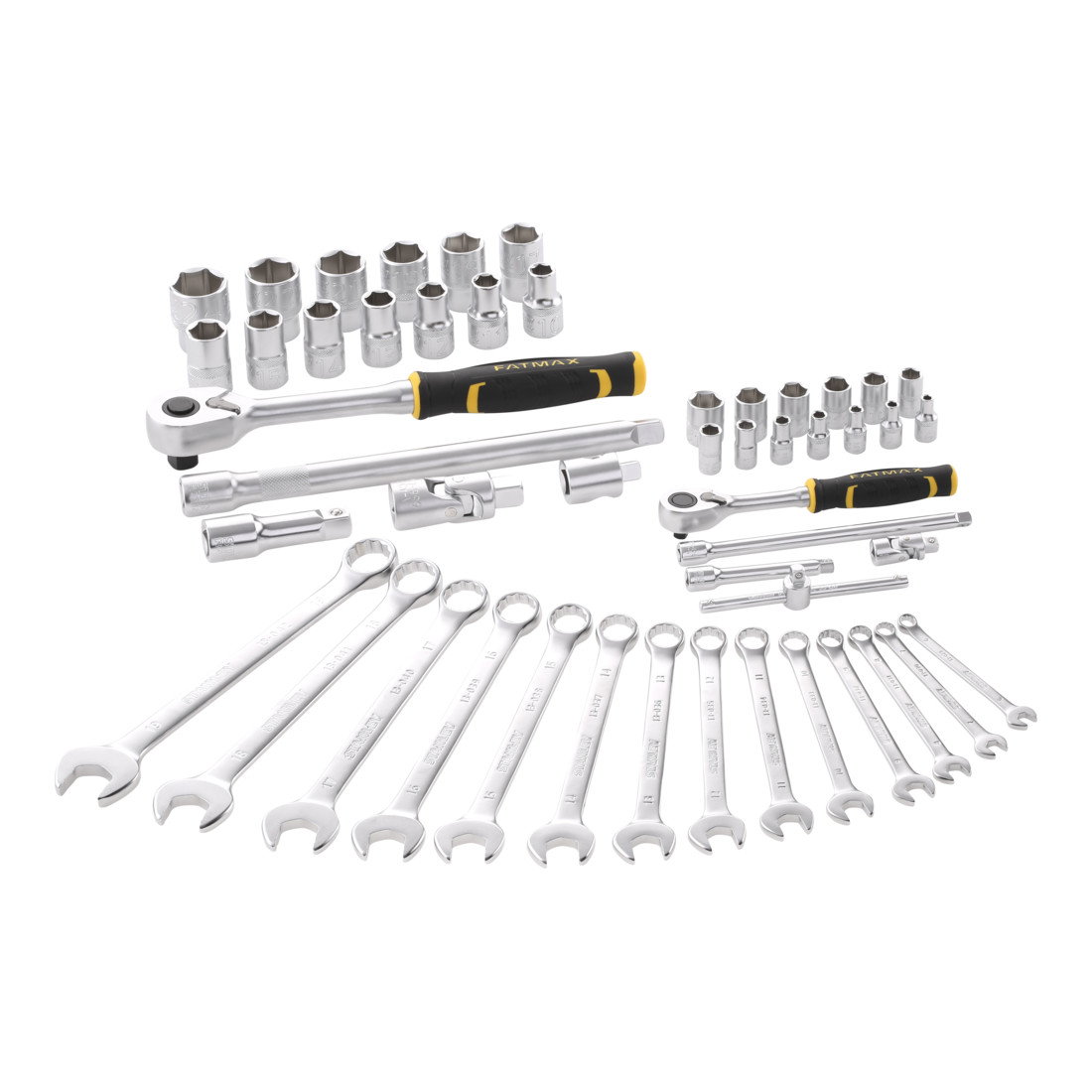 Jeu de clés combinées Stanley, 49 pièces