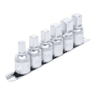 Jeu de clés de vidange 12,5 mm (1/2") poussée femelle 6 pièces BGS