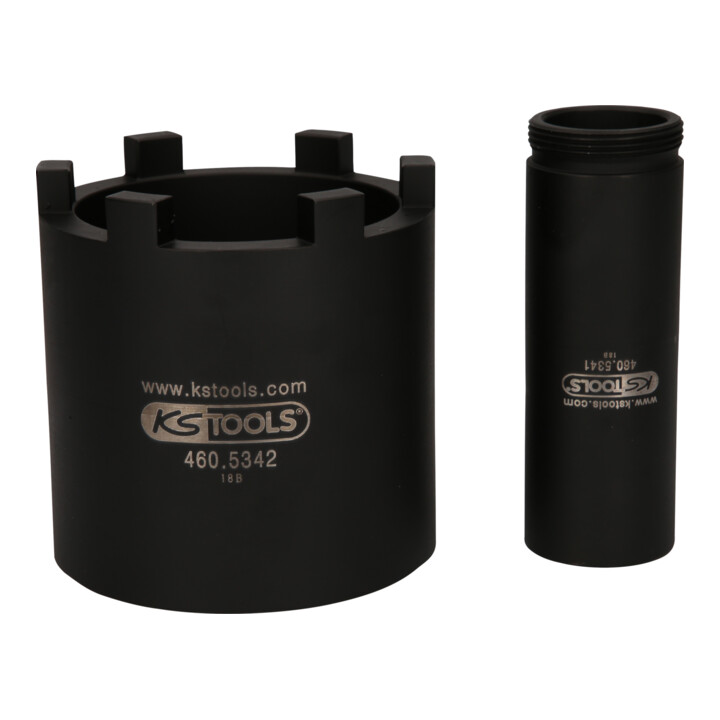 Jeu de clés d'écrous à encoches pour MAN, Ø 76,5 mm, 2 pcs KS Tools