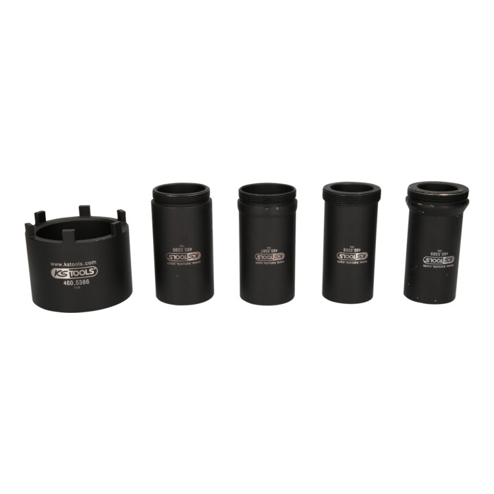 Jeu de clés d'écrous à encoches pour Mercedes Ø 75 mm, 5 pcs KS Tools