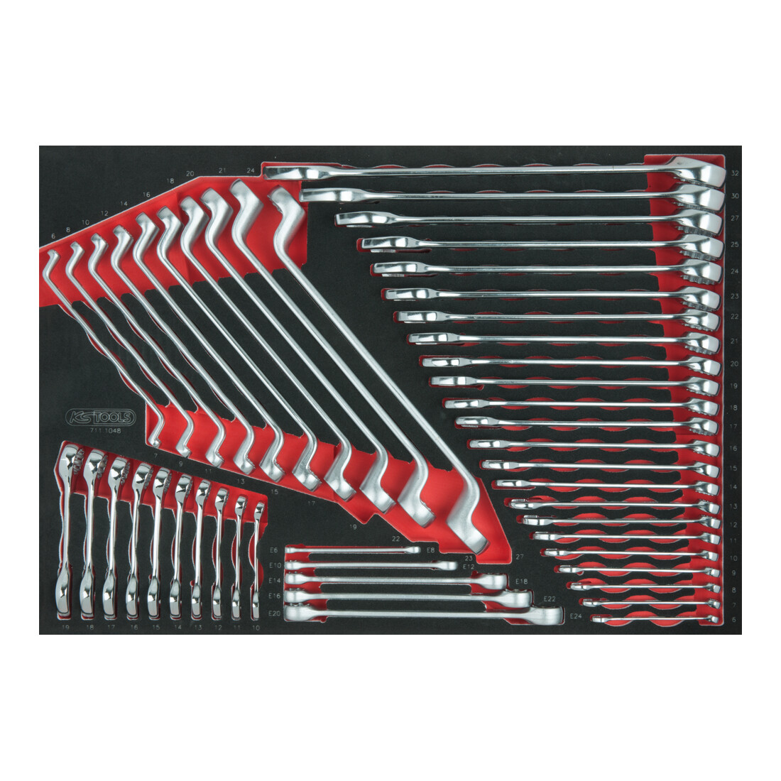 Jeu de clés KS Tools, 48 pièces, système 1/1