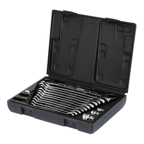 Jeu de clés mixtes à cliquet KS Tools GEARplus, 16 pcs.