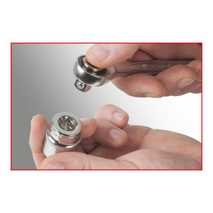 Jeu de clés mixtes à cliquet KS Tools GEARplus, 16 pcs.