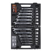 Jeu de clés mixtes à cliquet KS Tools GEARplus RINGSTOP 30 pièces avec adaptateurs-4