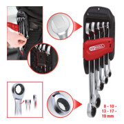 Jeu de clés mixtes cliquet KS Tools GEARplus 5 pcs. 8-19mm-2