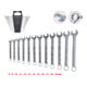 Jeu de clés mixtes coudées, 12 pcs. 8-19mm
