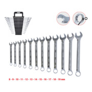 Jeu de clés mixtes coudées, 12 pcs. 8-19mm-2