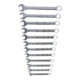 Jeu de clés mixtes coudées, 12 pcs. 8-19mm