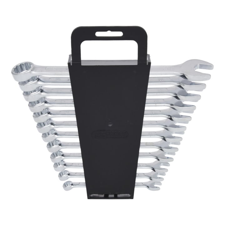 Jeu de clés mixtes coudées, 12 pcs. 8-19mm
