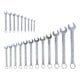 Jeu de clés mixtes coudées KS Tools, 21 pièces 6-32 mm