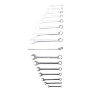 Jeu de clés mixtes en pouce 1/4" - 1.1/4" 25 pièces BGS-3