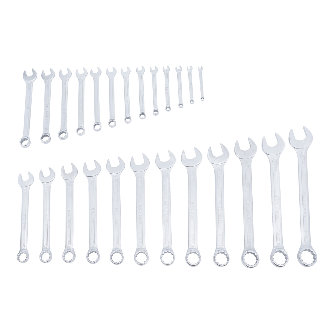Jeu de clés mixtes en pouce1/4" – 1.1/4" 25 pièces Kraftmann