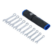 Jeu de clés mixtes extra courtes 10 - 19 mm 10 pièces BGS-5