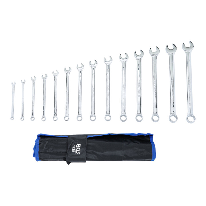 Jeu de clés mixtes extra longues 6 - 19 mm 14 pièces BGS