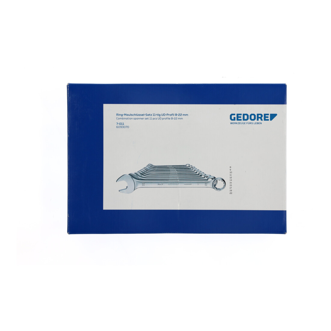 Jeu de clés mixtes Gedore 11 pcs profil UD 8-22 mm