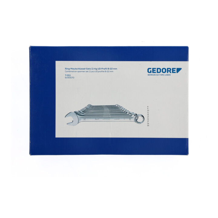 Jeu de clés mixtes Gedore 11 pcs profil UD 8-22 mm