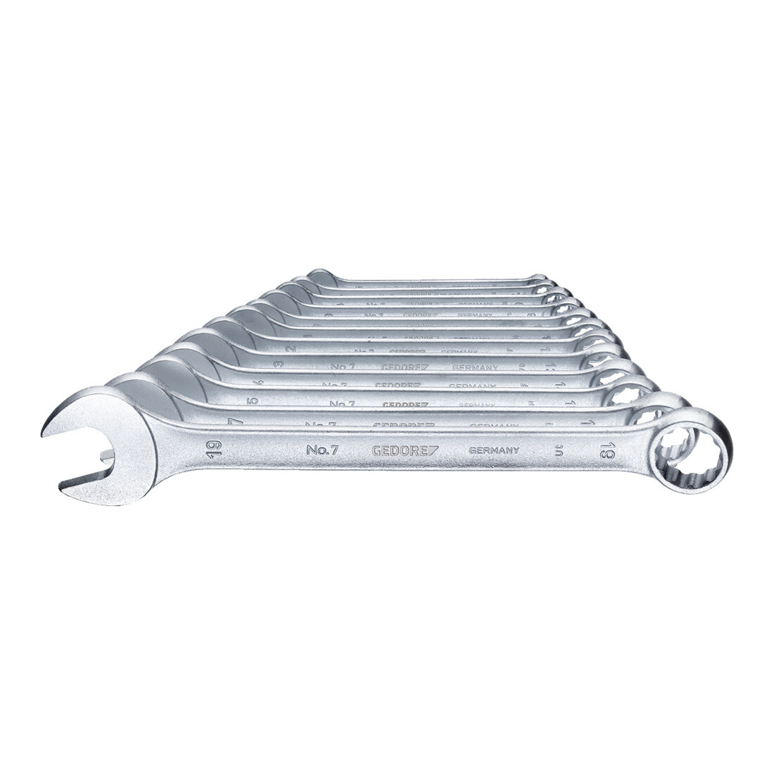 Jeu de clés mixtes Gedore 12 pcs profil UD 6-19 mm