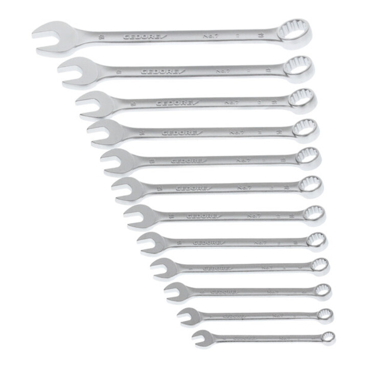 Jeu de clés mixtes Gedore 12 pcs profil UD 6-19 mm