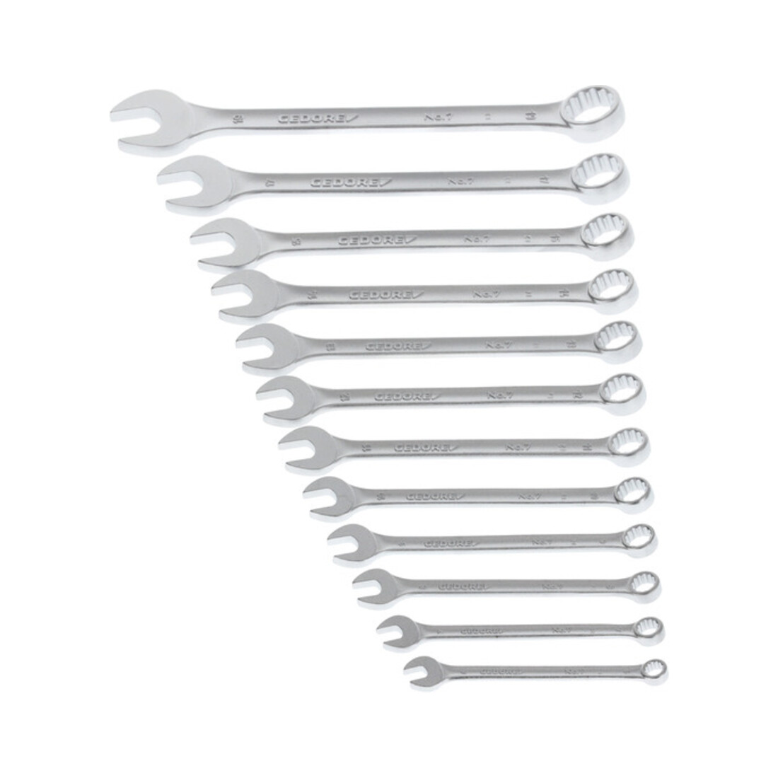 Jeu de clés mixtes Gedore 12 pcs profil UD 6-19 mm