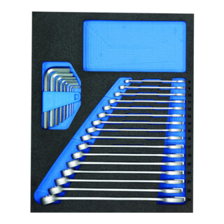 Jeu de clés mixtes GEDORE dans module Check-Tool 2/4, TS CT2-7