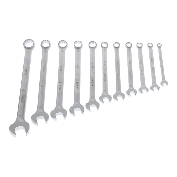 Jeu de clés mixtes Gedore, extra longues, 11 pièces de 8 à 22 mm