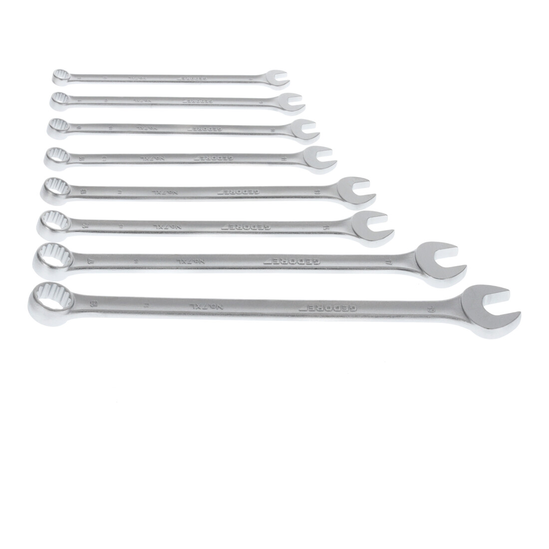 Jeu de clés mixtes GEDORE modèle extra-long 8 pièces