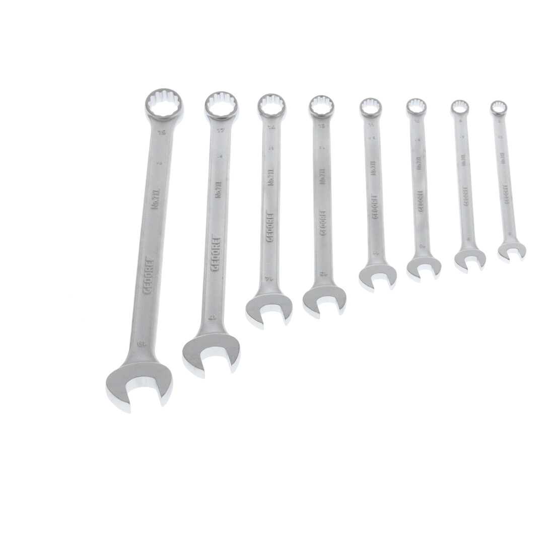 Jeu de clés mixtes GEDORE modèle extra-long 8 pièces