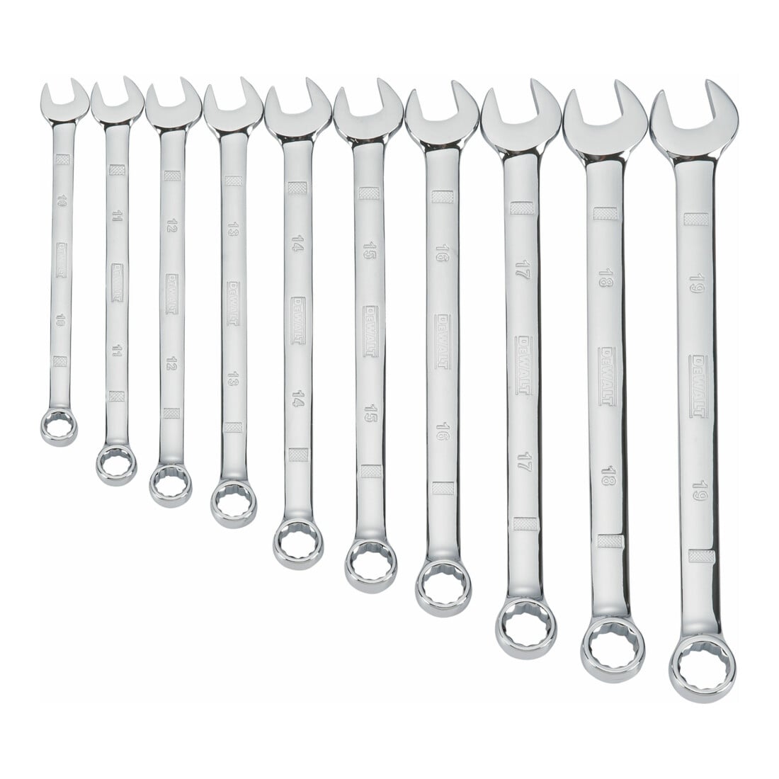 Jeu de clés mixtes métrique DEWALT 10 pces Technologie DirectTorque DWMT19227-1