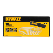 Jeu de clés mixtes métrique DEWALT 18 pces Technologie DirectTorque DWMT19237-1-3