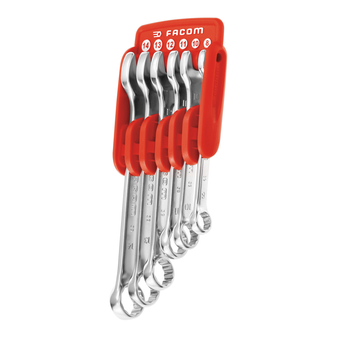 Jeu de clés mixtes métriques Facom dans pochette pliante, 16 pcs.