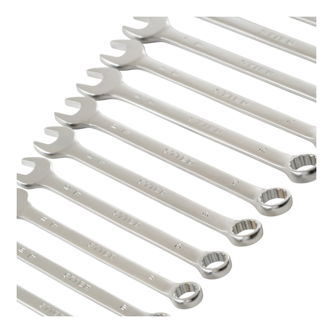 Jeu de clés mixtes STIER, ouv. 6 à 32 mm, 21 pièces