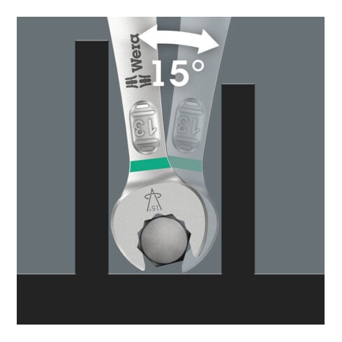 Jeu de clés mixtes Wera 6003 Joker 22 pièces