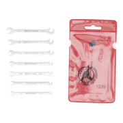 Jeu de clés plates doubles | exécution mini | 3 - 5,5 mm | 7 pièces BGS Do it yourself-3
