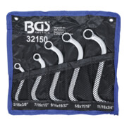 Jeu de clés polygonales doubles en S en pouces 3/8" - 3/4 » 5| pièces BGS-5