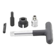 Jeu de clés universelles de service d’huile pour bouchons de vidange d’huile en matière plastique 6,3 mm (1/4") / 10 mm (3/8") 5 pièces BGS-4