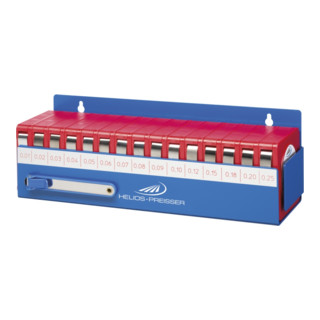 Helios Preisser 0611 Jeu de palpeurs de mesure dans le support mural