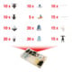 Jeu de clips de fixation - Audi, 160 pcs
