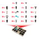 Jeu de clips de fixation - Mazda, 475 pcs