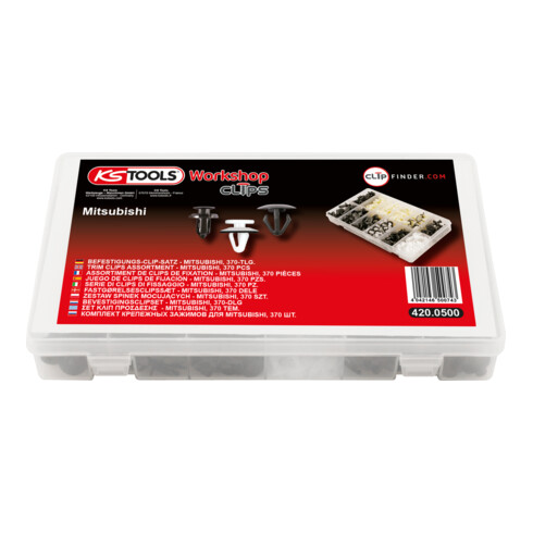 Jeu de clips de fixation - Mitsubishi, 370 pcs