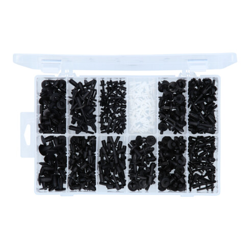 Jeu de clips de fixation - rivets de détection, 350 pcs