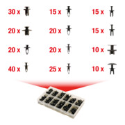 Jeu de clips de fixation - rivets de serrage, 240 pcs-1
